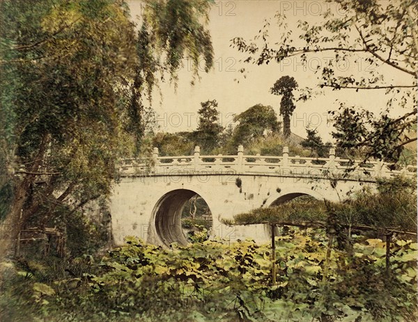 Spectacle Bridge of Otani, 1865. Creator: Unknown.