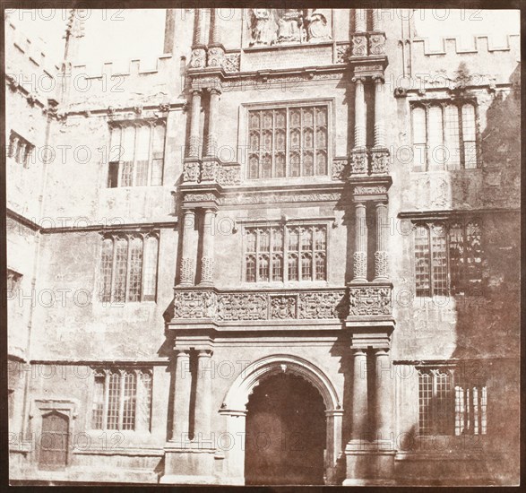 Architectural Study (Old Schools Hall, Oxford), Printed 1843 circa. Creator: William Henry Fox Talbot.