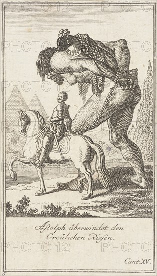 Plate 5 for Ariosto's 'Orlando Furioso', 1772. Creators: Daniel Nikolaus Chodowiecki, Daniel Berger.