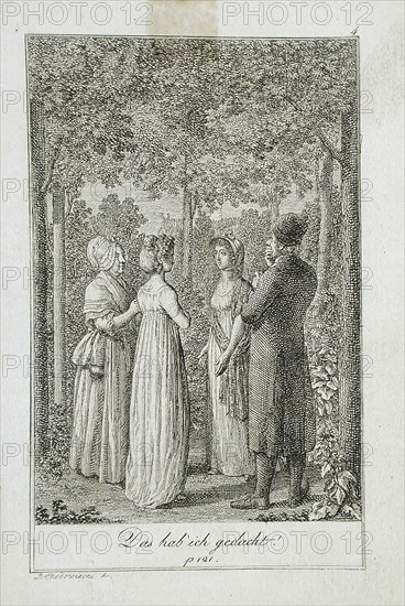 Illustration to Becker's Pocketbook für 1799. Creator: Daniel Nikolaus Chodowiecki.