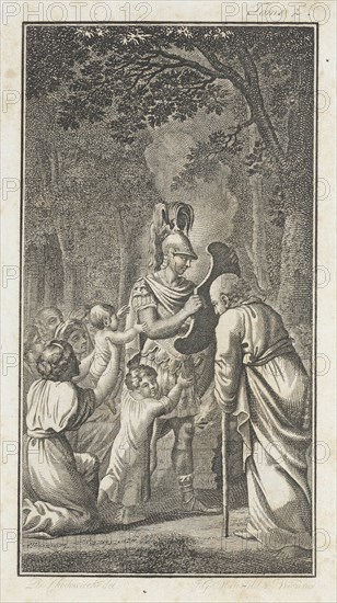 Illustration for the 'Works of J.P.C. Florian', 1796. Creator: Daniel Nikolaus Chodowiecki.