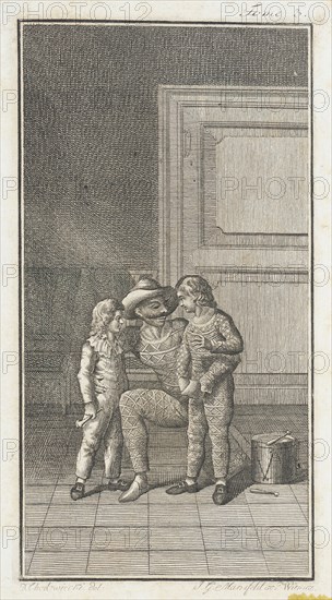 Illustration for the 'Works of J.P.C. Florian', 1796. Creator: Daniel Nikolaus Chodowiecki.