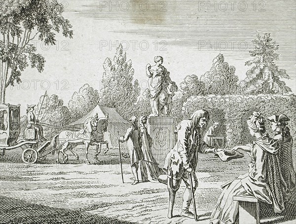 Illustration for Basedow's 'Elementary Work', 1770. Creator: Daniel Nikolaus Chodowiecki.