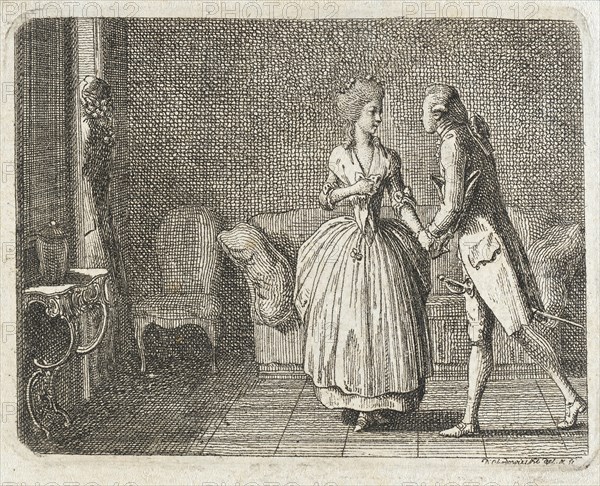 Title Vignette for Meissner's 'Sketches', 1783. Creator: Daniel Nikolaus Chodowiecki.