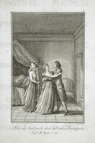 Illustration for 'Becker's Almanac for 1798', c1798. Creator: Daniel Nikolaus Chodowiecki.