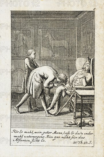 Plate 6 for J.G. Muller's 'Siegfried von Lindenberg', 1783. Creator: Daniel Nikolaus Chodowiecki.