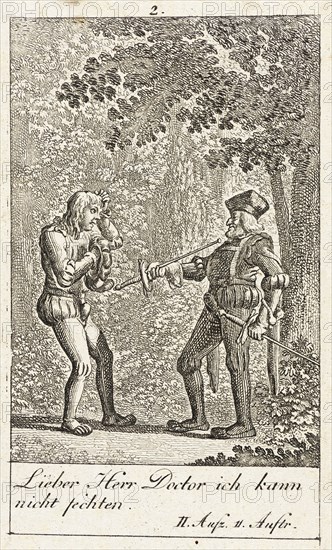 Plate 2 for Shakespeare's 'Macbeth', 1784. Creator: Daniel Nikolaus Chodowiecki.