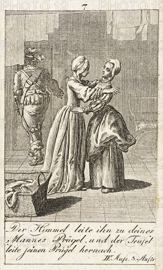 Plate 7 for Shakespeare's 'Macbeth', 1784. Creator: Daniel Nikolaus Chodowiecki.