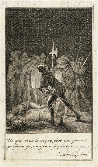 Illustration for Le Sage's 'Gil Blas', 1783. Creator: Daniel Nikolaus Chodowiecki.