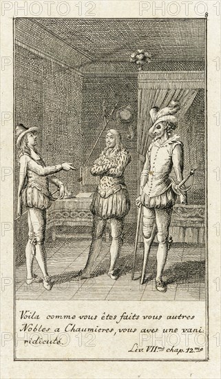 Illustration for Le Sage's 'Gil Blas', 1783. Creator: Daniel Nikolaus Chodowiecki.