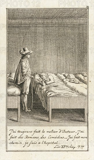 Illustration for Le Sage's 'Gil Blas', 1783. Creator: Daniel Nikolaus Chodowiecki.