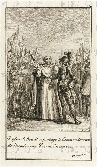 Illustration for Johann Christoph Mayer's 'History of the Crusades', 1781. Creator: Daniel Nikolaus Chodowiecki.