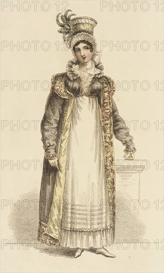 Fashion Plate (Carriage Costume), 1816. Creator: John Bell.