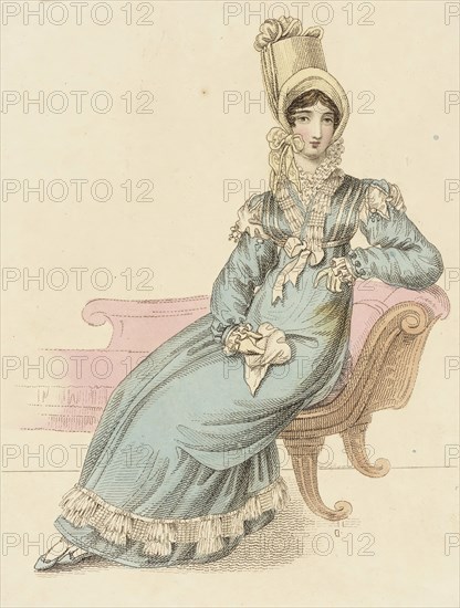 Fashion Plate (Morning Dress), 1817. Creator: John Bell.