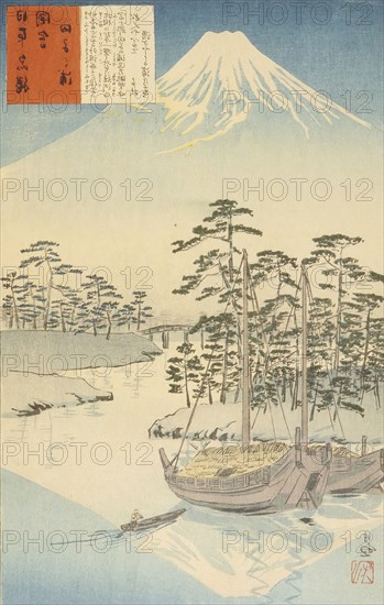 Tagonoura, near Fuji, 1897. Creator: Kobayashi Kiyochika.