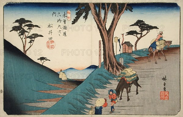 Matsuida, Station 17, c1838. Creator: Ando Hiroshige.