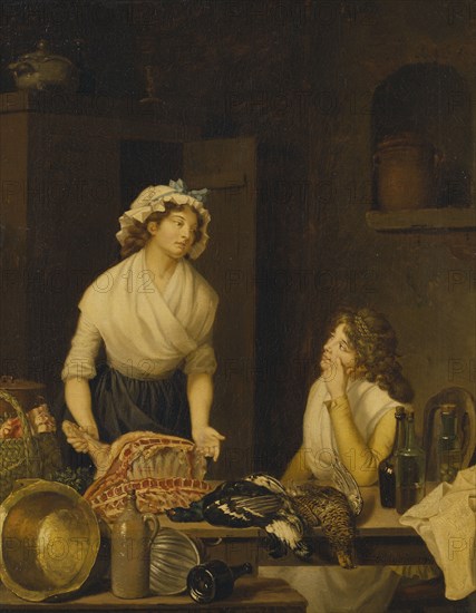 Household Chores, 1794. Creator: Per Hillestrom.