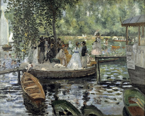 La Grenouillère, 1869. Creator: Pierre-Auguste Renoir.