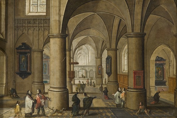 Interior of a Gothic Church. Creator: Pieter Neefs.