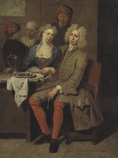 Private Meal, early 18th century. Creator: Jan Baptist Lambrechts.