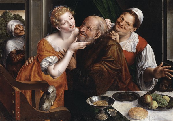 The Ill-matched Pair, 1566. Creator: Jan Massys.