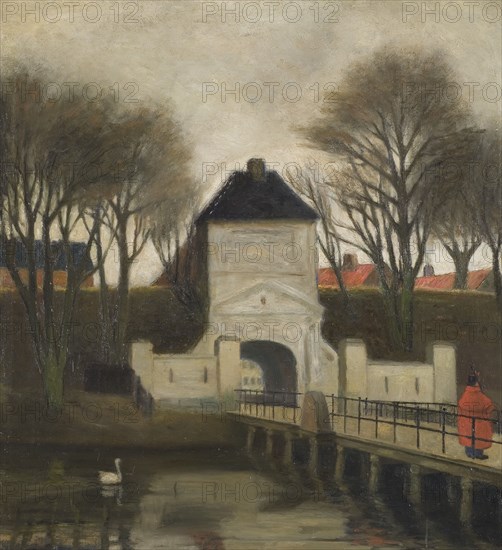 View of "Kastellet", Copenhagen, 1890. Creator: Johan Rohde.