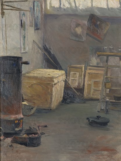 Studio Interior, 1892. Creator: Lotten Rönquist.