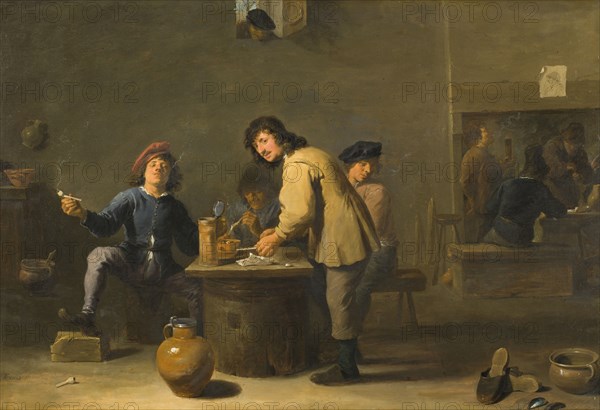 Tavern Scene with Pipe-smokers. Creator: Unknown.