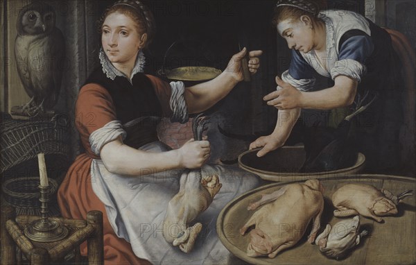 Two Women Cooking, 1562. Creator: Pieter Aertsen.