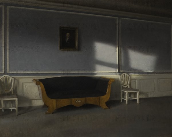 Sunshine in the Drawingroom III, late 19th-early 20th century. Creator: Vilhelm Hammershoi.