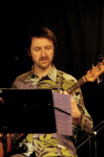 Andy Hamill, Oxley-Meier Guitar Project, Verdict Jazz Club, Brighton, East Sussex, May 2023. Creator: Brian O'Connor.