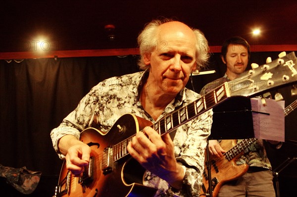 Peter Oxley, Oxley-Meier Guitar Project, Verdict Jazz Club, Brighton, East Sussex, May 2023. Creator: Brian O'Connor.