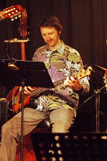 Andy Hamill, Oxley-Meier Guitar Project, Verdict Jazz Club, Brighton, East Sussex, May 2023. Creator: Brian O'Connor.