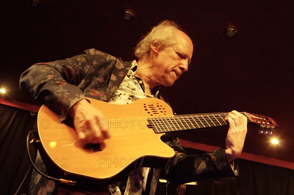 Peter Oxley, Oxley-Meier Guitar Project, Verdict Jazz Club, Brighton, East Sussex, May 2023. Creator: Brian O'Connor.