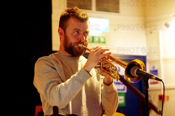 James Copus, Battle Jazz Festival, Battle, East Sussex, July 2023. Creator: Brian O'Connor.