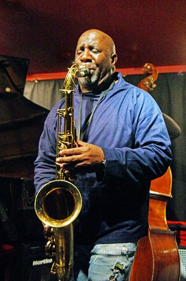 David Angol, David Angol Quartet, Verdict Jazz Club, Brighton, East Sussex, 17 Feb 2023. Creator: Brian O'Connor.