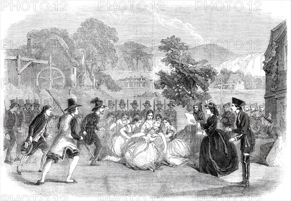 Scene from the opera of "The Night Dancers", at the Royal English Opera, Covent Garden, 1860. Creator: Unknown.