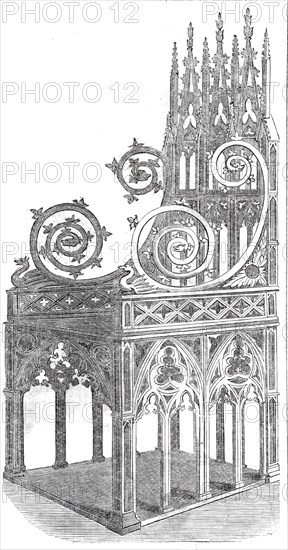 Triumphal Chair of Martin, King of Arragon, 1860. Creator: Unknown.