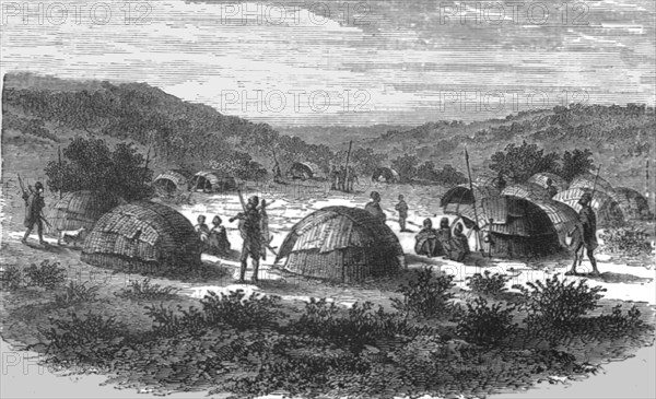 'Zulu Village; A Few Words about Natal and Zululand', 1875. Creator: Unknown.