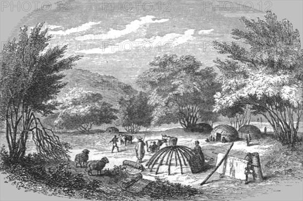 'A Kafir Kraal; A Few Words about Natal and Zululand', 1875. Creator: Unknown.