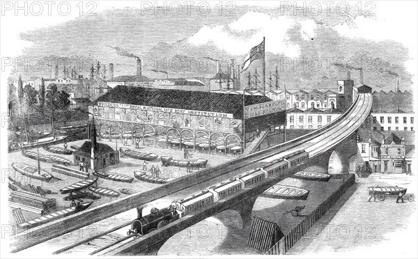 Messrs. Forrestt's Life-Boat Building Yard, Limehouse, 1860. Creator: Unknown.