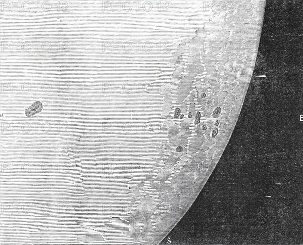 Remarkable faculae and spots seen on the Sun on the 19th and 20th of July, 1860. Creator: Unknown.