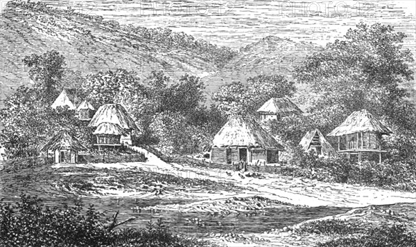 'Village in the Szill Valley; A Visit to the Danubian Principalities', 1875. Creator: Unknown.