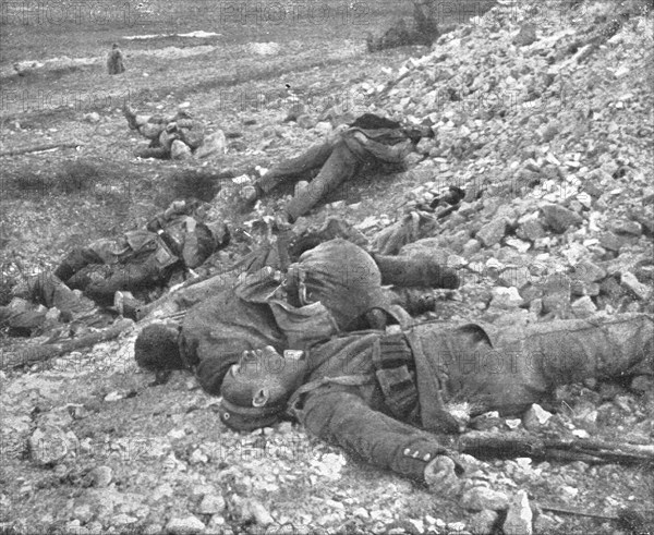 'Notre offensive du 15 decembre 1916; Cadavres allemands', 1916. Creator: Unknown.