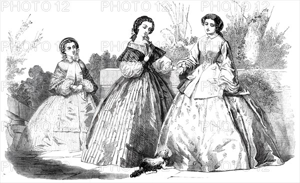 Paris Fashions for July, 1860. Creator: Unknown.