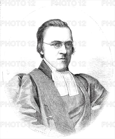 The Hon. and Rev. Samuel Waldegrave, D.D., the new Bishop of Carlisle..., 1860. Creator: Smyth.