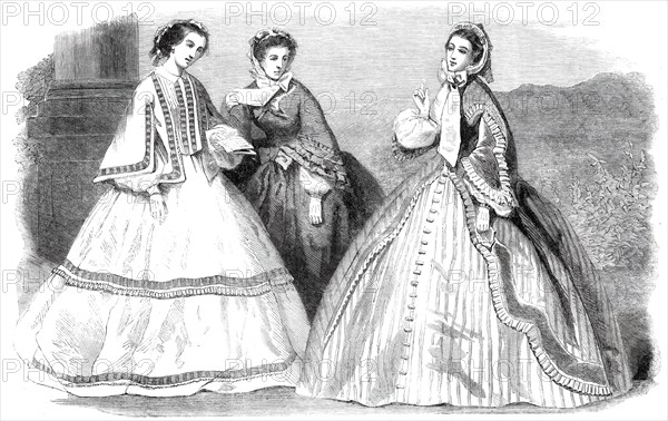 The Paris Fashions for September, 1860. Creator: Unknown.