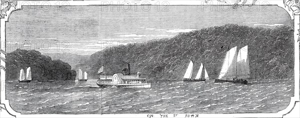 On the St. John, 1860. Creator: Smyth.