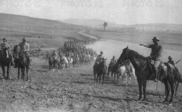 'Notre offensive en Macedoine; Au combat de Boresnitza, le 19 septembre 1916', 1916. Creator: Unknown.