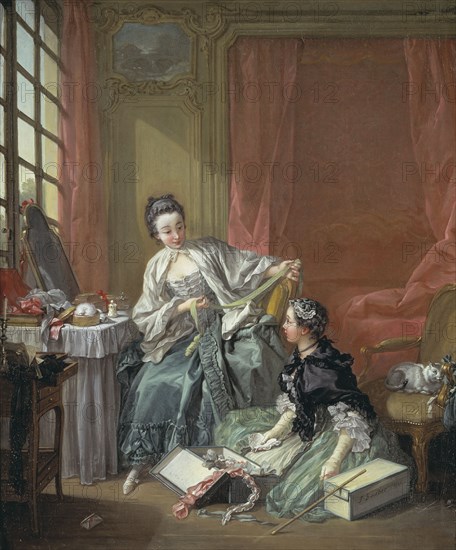 The Milliner, 1746. Creator: Francois Boucher.